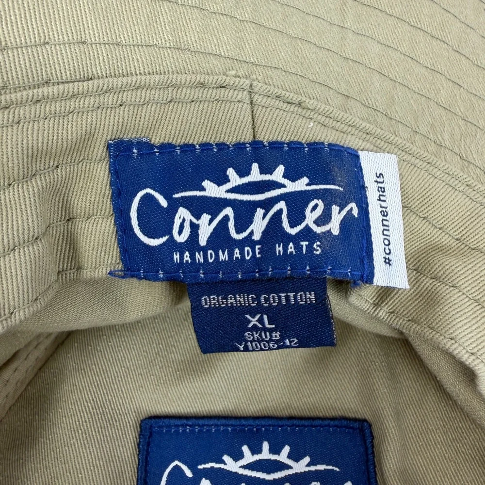 Conner Handmade Hats Organic Cotton Boonie Hat Khaki Tan XL Y1006-12